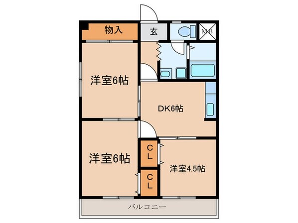 エスペランサ２９の物件間取画像